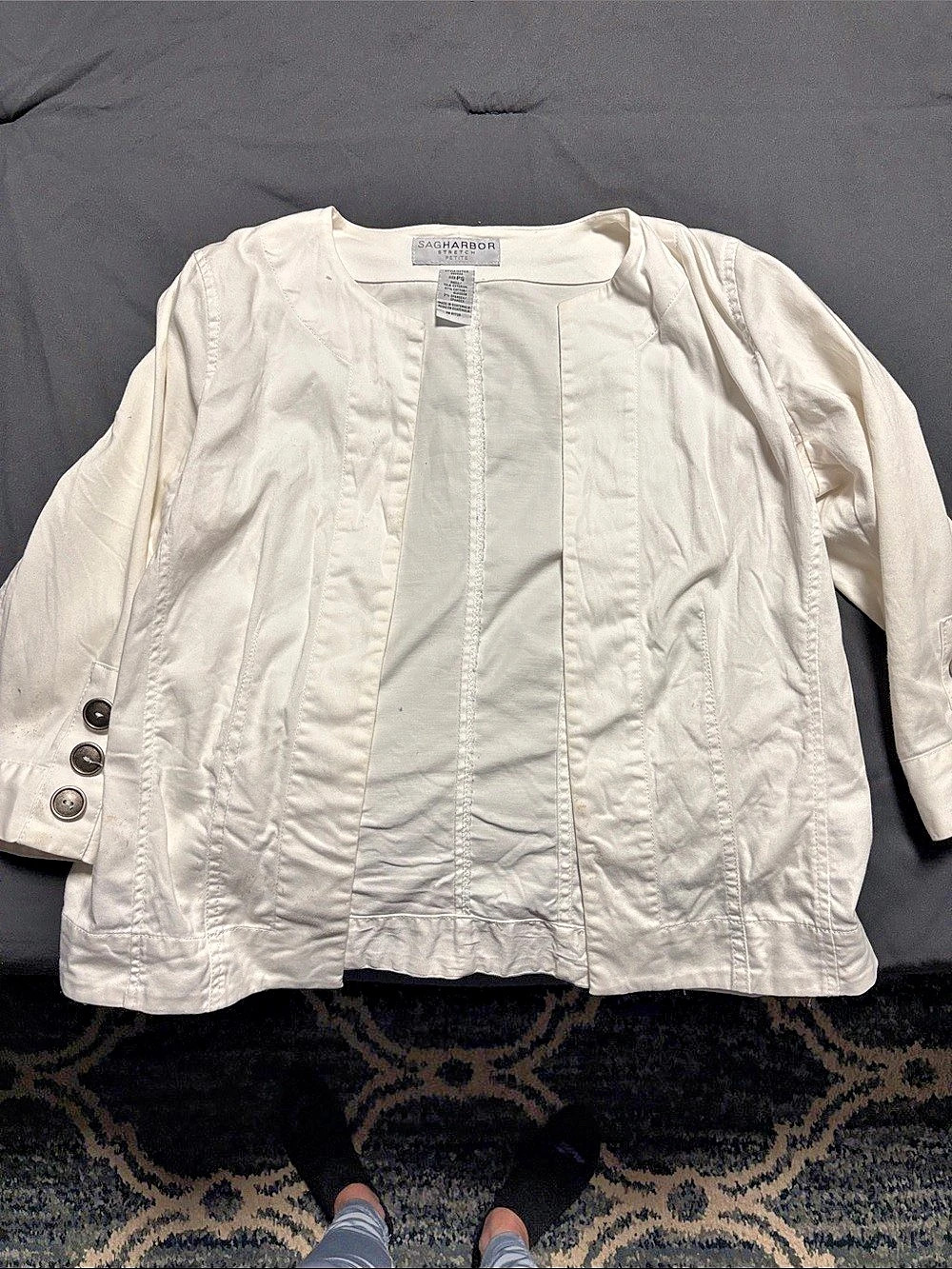 Sag Harbor Utility Jacket Cotton Blend Small